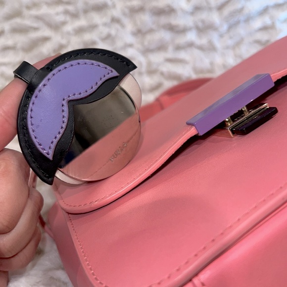 FURLA Elisir Cross Body Bag In Orchidea - Picture 10 of 10